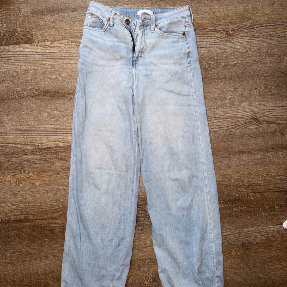 Light Wash High-Rise Wide Leg Women’s Jeans